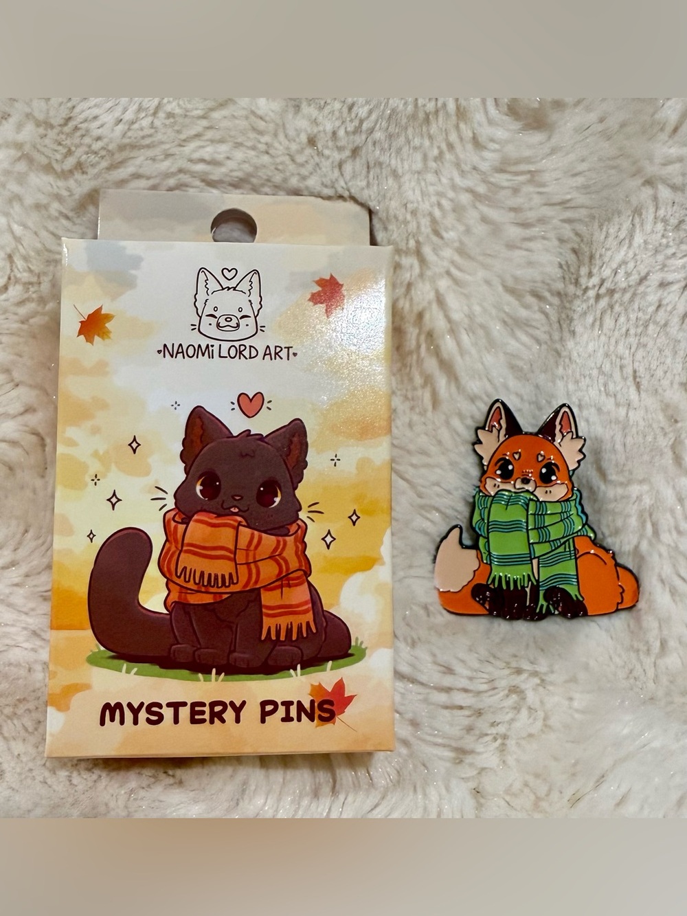 Naomi Lord Art Animals with Scarves Blind Box Enamel Pin - BoxLunch Exclusive